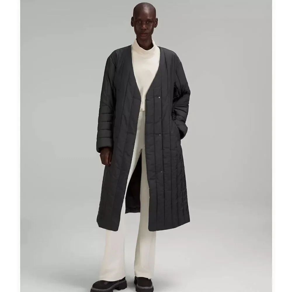 $278 Lululemon Belted Long Insulated Jacket size 4